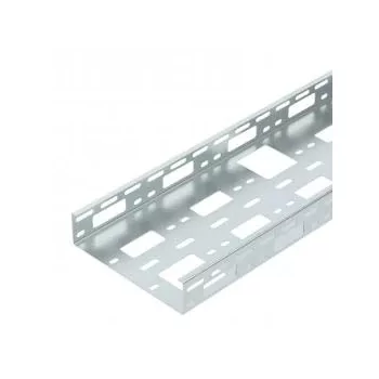   Obo Bettermann 6075345 AZK 200 FS AZ-szerelőcsatorna perforált 50x200x3000 FS szalaghorganyzott, DIN EN 10346