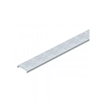   Obo Bettermann 6080239 AZDU 100 DD fedél perforálás nélkül AZ-szerelőcsatornához 103x3000 DD szalaghorganyzott Zink/Alumínium, Double Dip, DIN EN 10346