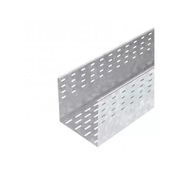   Obo Bettermann 6083056 MFR 220 FT mobiltelefontorony-kábeltálca perforált 200x200x3000 FT merítetten tűzihorganyzott, DIN EN ISO 1461