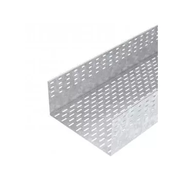   Obo Bettermann 6083064 MFR 240 FT mobiltelefontorony-kábeltálca perforált 200x400x3000 FT merítetten tűzihorganyzott, DIN EN ISO 1461