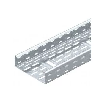   Obo Bettermann 6085555 DKS 660 FT kábeltálca DKS perforált, padlóátvezetővel 60x600x3000 FT merítetten tűzihorganyzott, DIN EN ISO 1461