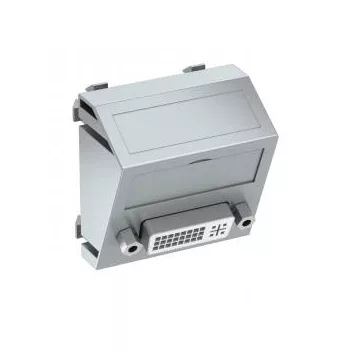   Obo Bettermann 6104748 MTS-DVI S AL1 Modul 45 DVI csatl. aljz. Hüvely csavaros rögzítéssel 45x45mm festett alumínium