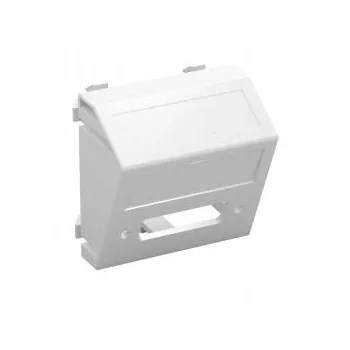   Obo Bettermann 6104790 MTS-DV O RW1 Modul 45 DVI csatl. aljz. csatlakozó hüvely nélkül 45x45mm hófehér