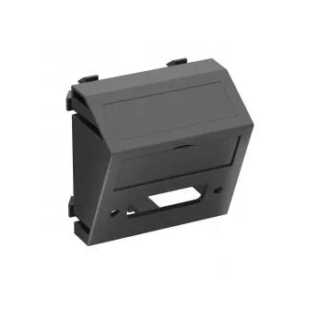   Obo Bettermann 6104793 MTS-DV O SWGR1 Modul 45 DVI csatl. aljz. csatlakozó hüvely nélkül 45x45mm szürkésfekete