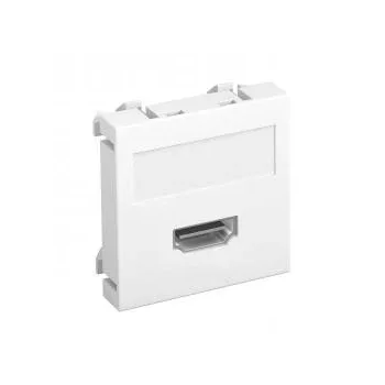   Obo Bettermann 6104802 MTG-HD S RW1 Modul 45 HDMI csatl. aljz. Hüvely csavaros rögzítéssel 45x45mm hófehér
