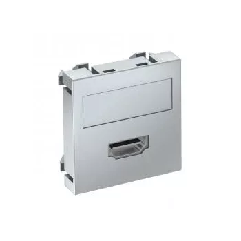   Obo Bettermann 6104808 MTG-HD S AL1 Modul 45 HDMI csatl. aljz. Hüvely csavaros rögzítéssel 45x45mm festett alumínium