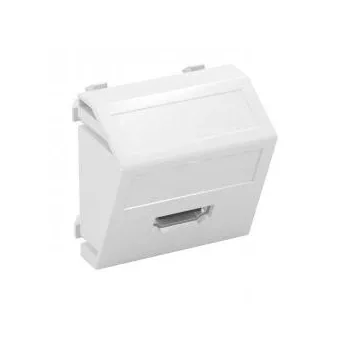   Obo Bettermann 6104814 MTS-HD S RW1 Modul 45 HDMI csatl. aljz. Hüvely csavaros rögzítéssel 45x45mm hófehér