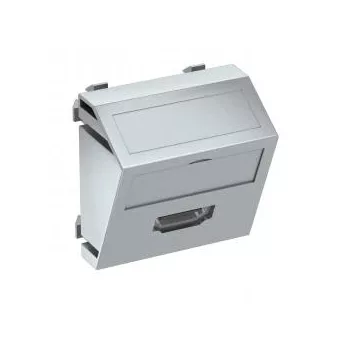   Obo Bettermann 6104820 MTS-HD S AL1 Modul 45 HDMI csatl. aljz. Hüvely csavaros rögzítéssel 45x45mm festett alumínium