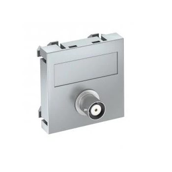   Obo Bettermann 6105024 MTG-BC F AL1 Modul 45 BNC csatlakozóaljzat egyes hüvely-hüvely 45x45mm festett alumínium