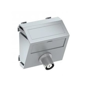   Obo Bettermann 6105036 MTS-BC F AL1 Modul 45 BNC csatlakozóaljzat egyes hüvely-hüvely 45x45mm festett alumínium