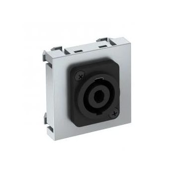   Obo Bettermann 6105274 MTG-SON S AL1 Modul 45  mikrofoncsatlakozó csavaros csatlakozóhüvellyel 45x45mm festett alumínium