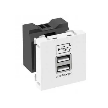   Obo Bettermann 6105300 MTG-2UC2.1 RW1 USB töltő 2,1 A töltőárammal 45x45mm hófehér