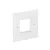 Obo Bettermann 6109841 VH-P4 RW Fedlap egyes Modul 45-höz 95x95mm hófehér
