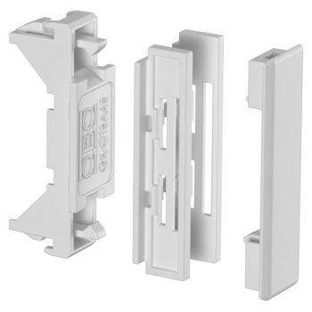  Obo Bettermann 6113032 GK-OTSA45LGR Rapid-45-2 GK szerelvénycsatornához toldásponti takaróelem fedél48x20x20 világosszürke