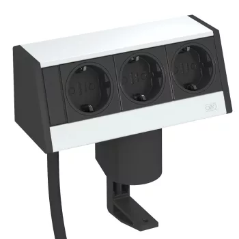   Obo Bettermann 6116936 DB-1B3 D3S Deskbox  kábellel rögzítővel  alumínium