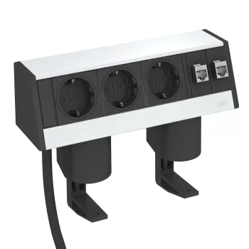   Obo Bettermann 6116942 DB-1B3 D3S2K Deskbox  kábellel rögzítővel  alumínium