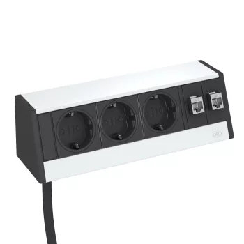   Obo Bettermann 6116945 DB-0B3 D3S2K Deskbox  kábellel rögzítő nélkül  alumínium
