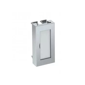   Obo Bettermann 6117412 ADP-BF AL0.5 Vakfedél 1/2 modul felirati mezovel 45x22,5mm festett alumínium