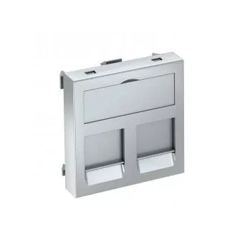   Obo Bettermann 6119218 DTG-2C AL1 adatátviteli csatlakozó 2 db  C típusú csatlakozó modulh 45x45mm festett alumínium