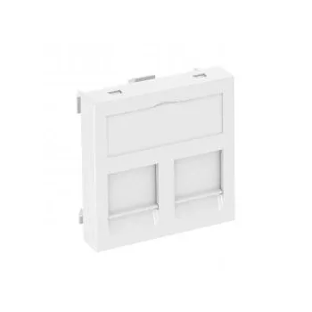   Obo Bettermann 6119226 DTG-2PA RW1 adatátviteli csatlakozó 2 db  P típusú csatlakozó modulh 45x45mm hófehér