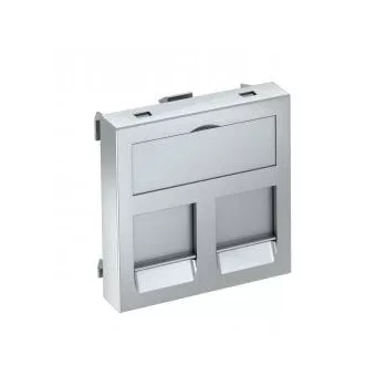   Obo Bettermann 6119230 DTG-2PA AL1 adatátviteli csatlakozó 2 db  P típusú csatlakozó modulh 45x45mm festett alumínium