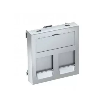   Obo Bettermann 6119236 DTG-2EP AL1 adatátviteli csatlakozó 2 db  EP típusú csatlakozó modul 45x45mm festett alumínium