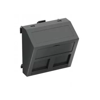   Obo Bettermann 6119246 DTS-2B SWGR1 adatátviteli csatlakozó 2 db  B típusú csatlakozó modulh 45x45mm szürkésfekete