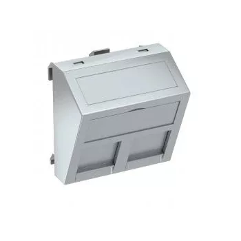   Obo Bettermann 6119248 DTS-2B AL1 adatátviteli csatlakozó 2 db  B típusú csatlakozó modulh 45x45mm festett alumínium