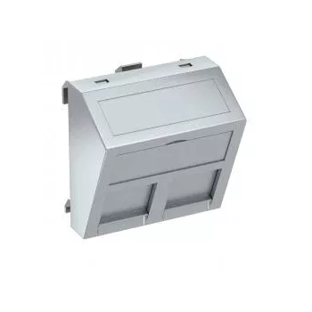   Obo Bettermann 6119272 DTS-2EP AL1 adatátviteli csatlakozó 2 db  EP típusú csatlakozó modul 45x45mm festett alumínium