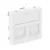 Obo Bettermann 6119292 DTG-2RM RW1 Adatátviteli  modul tartó 2 db RM típusú csatl.modulhoz 45x45mm hófehér
