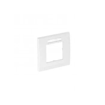  Obo Bettermann 6119332 AR45-BF1 RW Takarókeret Modul 45, 1-részes 84x84mm hófehér