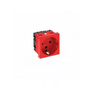   Obo Bettermann 6120292 STD-D0K SRO1 Csatlakozóaljzat 0°, egyes védőérintkezős, kódolócsapos 250V, 10/16A piros