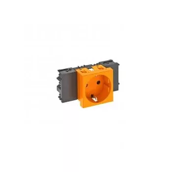  Obo Bettermann 6120344 STD-D0C ROR1 Csatlakozóaljzat 0o, 1-es védoérintkezos, Connect 45 250V, 10/16A narancssárga