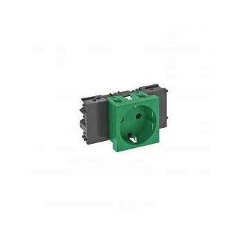   Obo Bettermann 6120346 STD-D0C MZGN1 Csatlakozóaljzat 0o, 1-es védoérintkezos, Connect 45 250V, 10/16A zöld