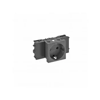   Obo Bettermann 6120350 STD-D0C SWGR1 Csatlakozóaljzat 0o, 1-es védoérintkezos, Connect 45 250V, 10/16A szürkésfekete