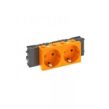   Obo Bettermann 6120364 STD-D0C ROR2 Csatlakozóaljzat 0o, 2-es védoérintkezos, Connect 45 250V, 10/16A narancssárga