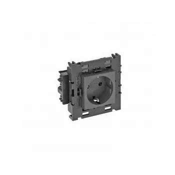   Obo Bettermann 6120420 STD-D0C8 SWGR1 Csatlakozóaljzat 0°, egyes védoérintkezos, Connect 80 250V, 10/16A szürkésfekete