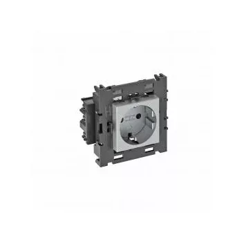   Obo Bettermann 6120422 STD-D0C8 AL1 Csatlakozóaljzat 0°, egyes védoérintkezos, Connect 80 250V, 10/16A festett alumínium