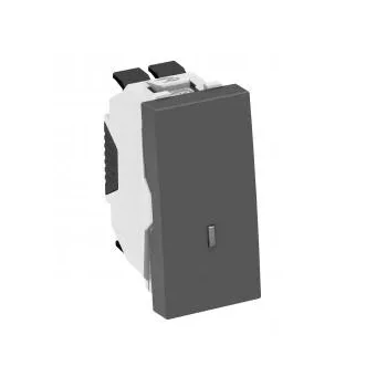   Obo Bettermann 6120928 WS-UKL SWGR0.5 Kikapcsoló/váltókapcsoló jelzőfénnyel   10 A, 250 V szürkésfekete