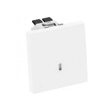  Obo Bettermann 6120938 WS-UKL RW1 Kikapcsoló/váltókapcsoló jelzőfénnyel   10 A, 250 V hófehér
