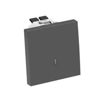   Obo Bettermann 6120940 WS-UKL SWGR1 Kikapcsoló/váltókapcsoló jelzőfénnyel   10 A, 250 V szürkésfekete