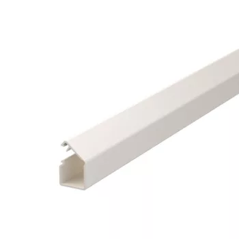  Obo Bettermann 6150179 WDKMD12CW minicsatorna öntapadó fóliával és zsanéros felsőrész 12x12x2000 krémfehér