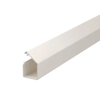   Obo Bettermann 6150187 WDKMD17CW minicsatorna öntapadó fóliával és zsanéros felsőrész 17x17x2000 krémfehér