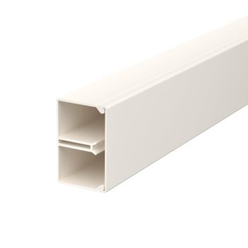   Obo Bettermann 6150632 WDK-N25040CW fali és mennyezeti csatorna szegezhető füllel/fenékperf. 25x40x2000 krémfehér