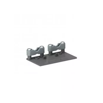   Obo Bettermann 6154961 FLK-HL ZL Flex vezetékcsatorna rögzítés 2-férőhelyes,húzásmentesítővel  antracit szürke