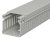 Obo Bettermann 6178012 LK4 40040 vezetékrendező csatorna 40x40x2000 kőszürke