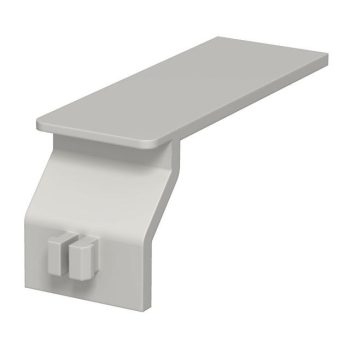   Obo Bettermann 6178092 LK4 H vezetéktartó-kapocs LK4-hez kőszürke