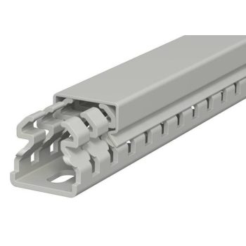   Obo Bettermann 6178302 LKV 25025 vezetékrendező csatorna 25x25x2000 kőszürke