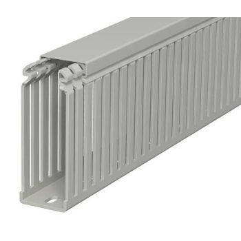   Obo Bettermann 6178334 LKV 10037 vezetékrendező csatorna 100x37x2000 kőszürke