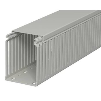   Obo Bettermann 6178338 LKV 10075 vezetékrendező csatorna 100x75x2000 kőszürke